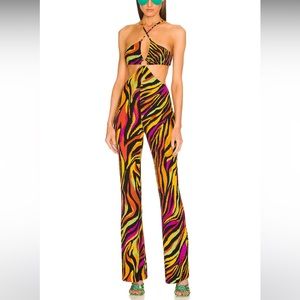 Carmen Jumpsuit in Black Zebra
DUNDAS x REVOLVE. Size XXS